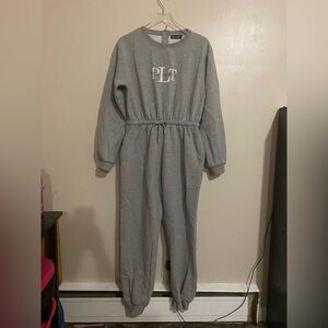 Cozy Gray Jumpsuit